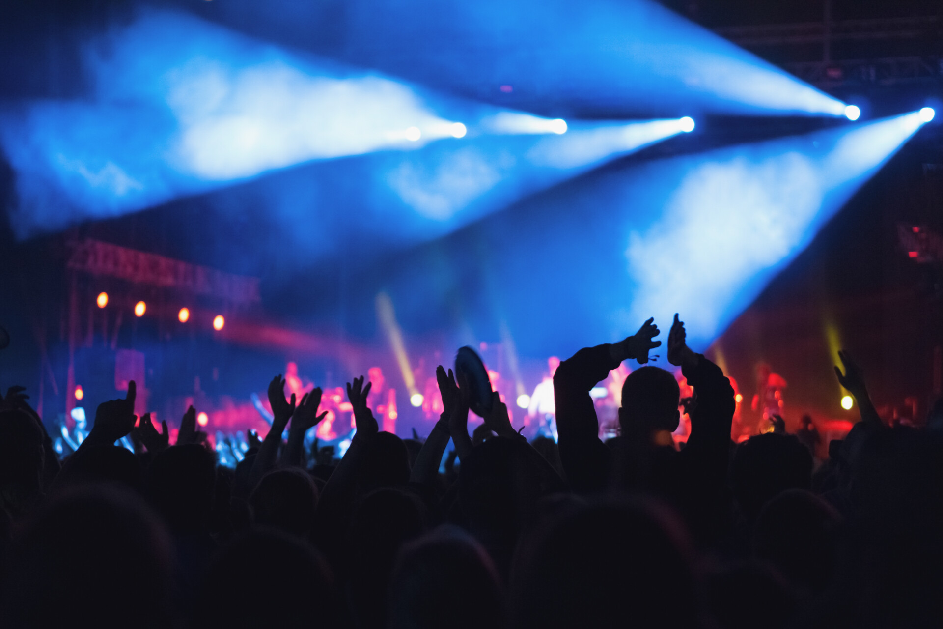 Concert crowd silhouettes at live music event 2026 01 09 08 41 32 utc